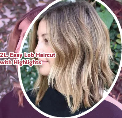 Lob with light long layers